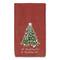 Oh Christmas Tree on Red Background Tea Towel Set